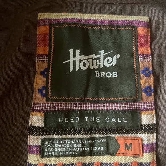 Howler Brothers Chocolate Cocoa Zip-Up Shaman Hoodie Medium - Picture 2 of 10